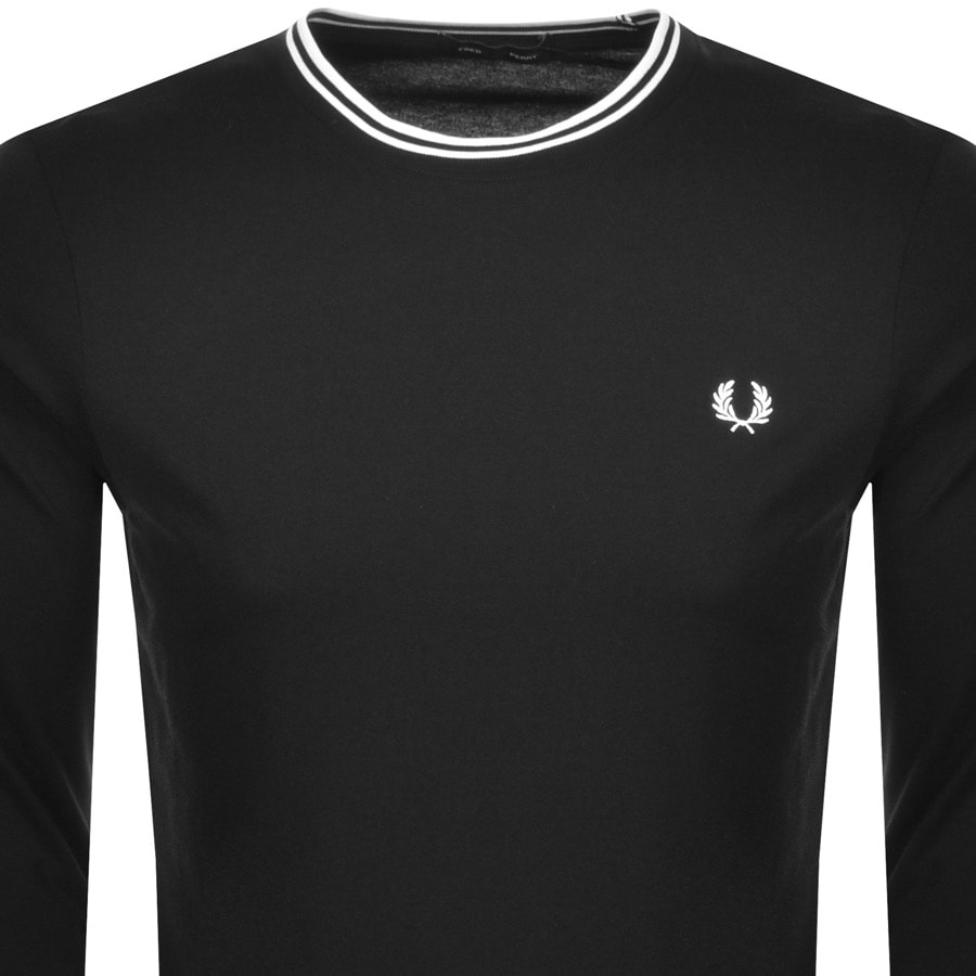 Alternative Image for ProductFred Perry Twin Tipped Long Sleeved T Shirt Black2